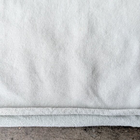 Vuori Pastel Green Terry Raw Neckline Long Sleeve Sweatshirt medium - Picture 4 of 7